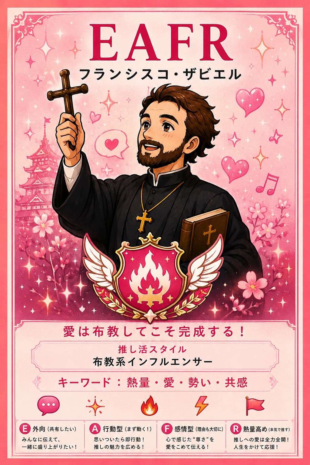フランシスコ・ザビエル（EAFR）の偉人カード