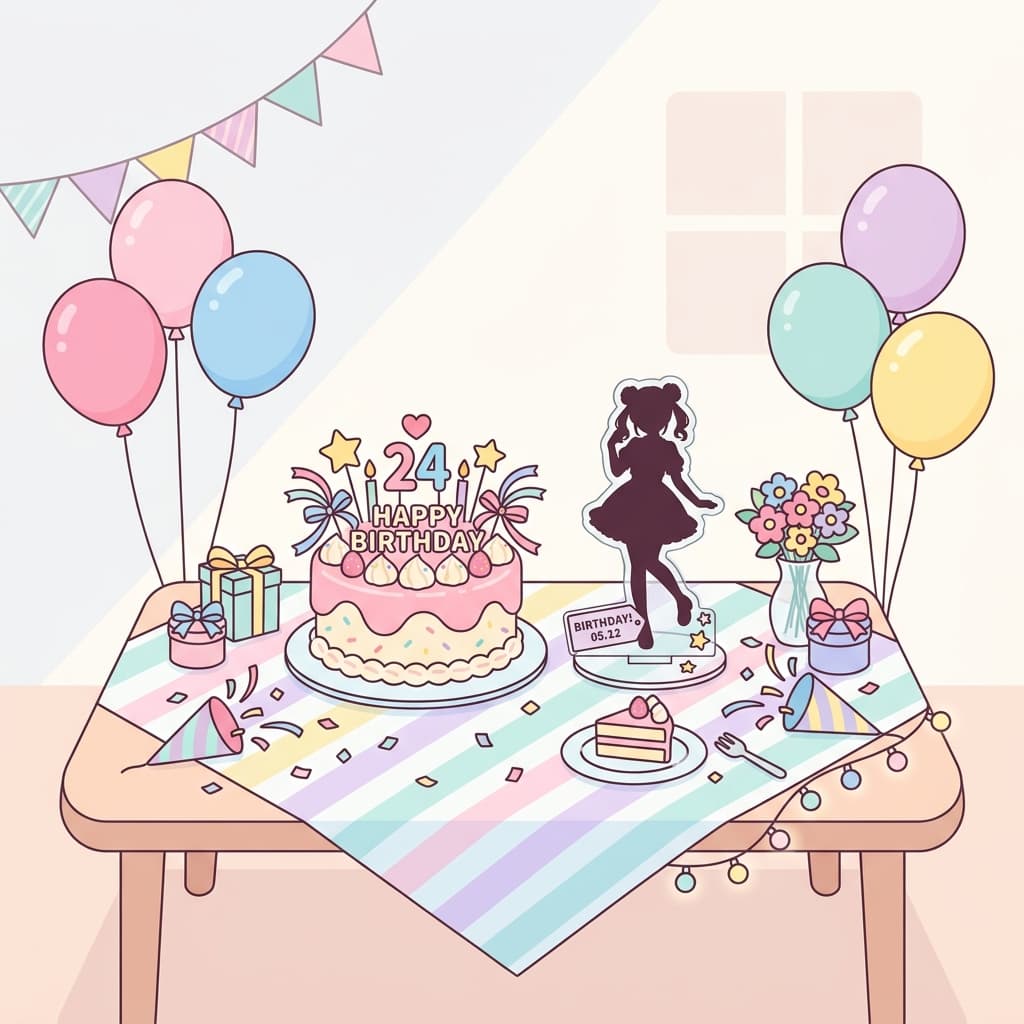 推しの「本人不在の誕生日会」の開き方|飾り付け・ケーキ・会場選び・予算の目安