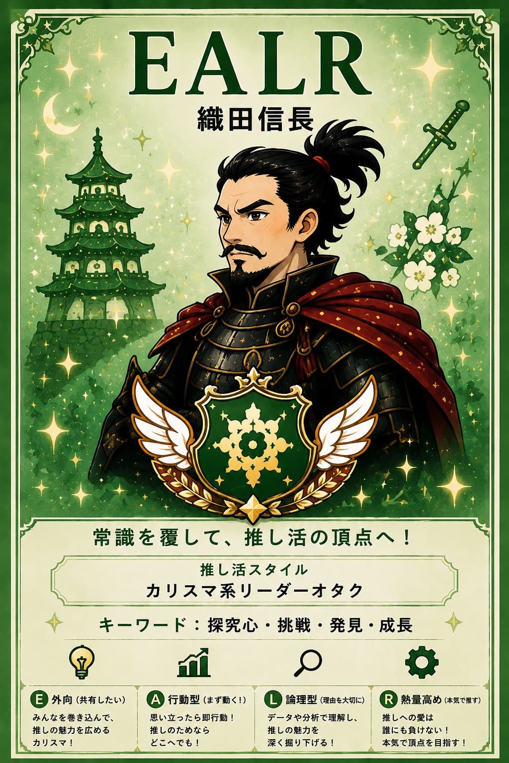 織田信長(EALR)の偉人カード