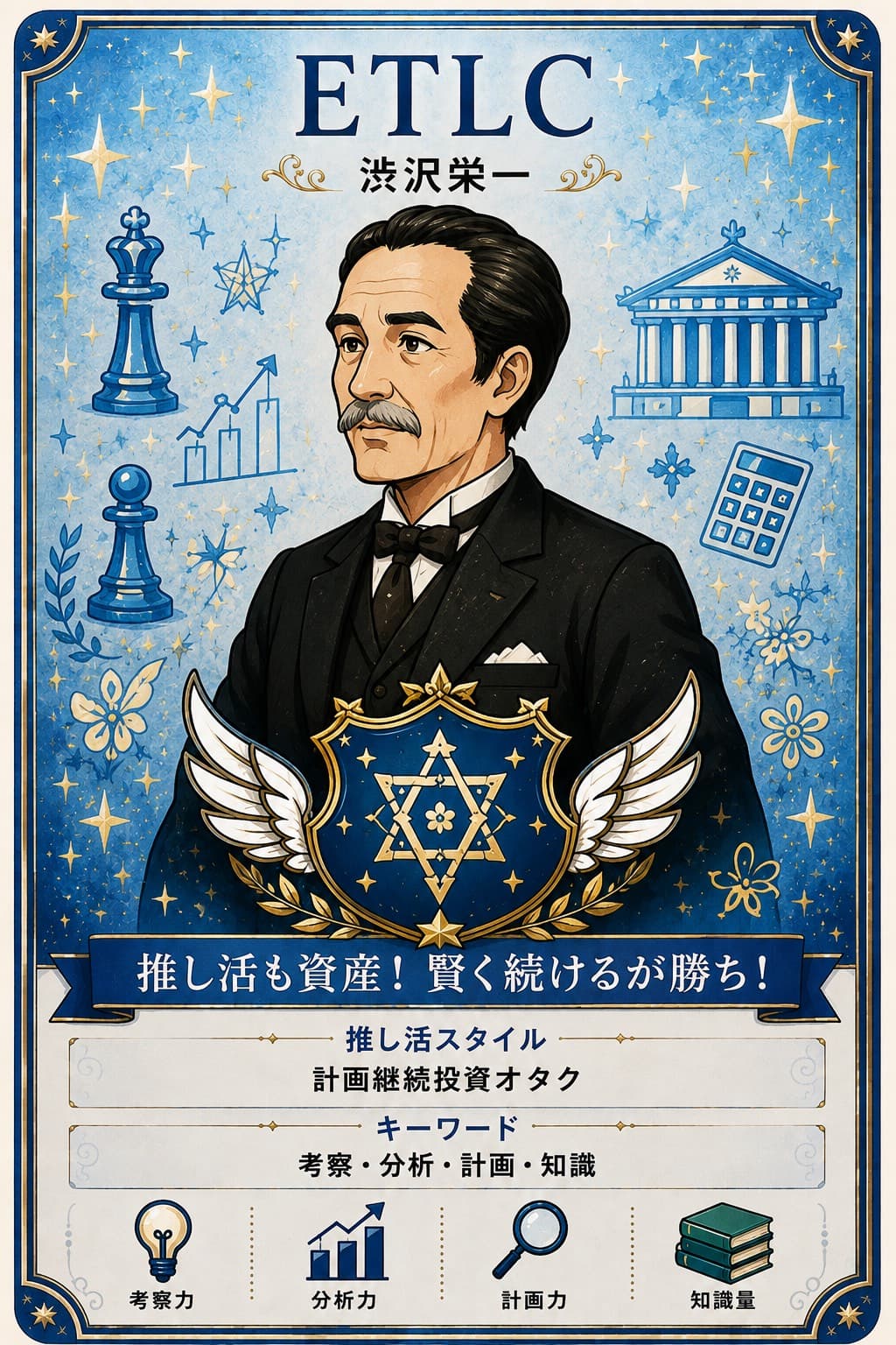 渋沢栄一(ETLC)の偉人カード