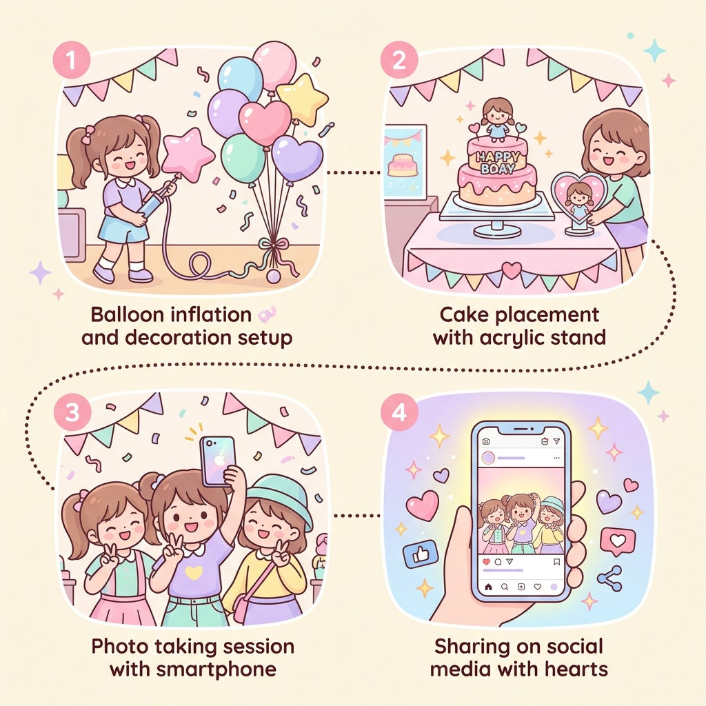 誕生日会当日の流れ